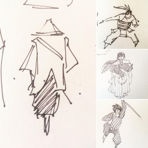 Samurai Studies round dos… #samurai #sketch #illustration #drawing #art #gesturedrawing #stud