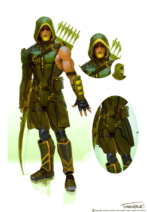 pinkamenadiane-pie:  Injustice: Gods Among Us Concept Art 