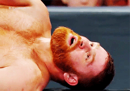 Sex mith-gifs-wrestling:  Sami Zayn takes a moment pictures