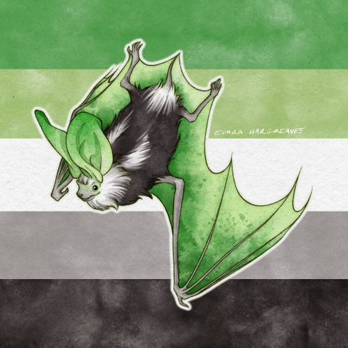 rhan-hastur: I made some pride bats, enjoy! ️‍EDIT: Part 2