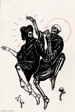 micahulrichdraws:  The Danse Macabre.  