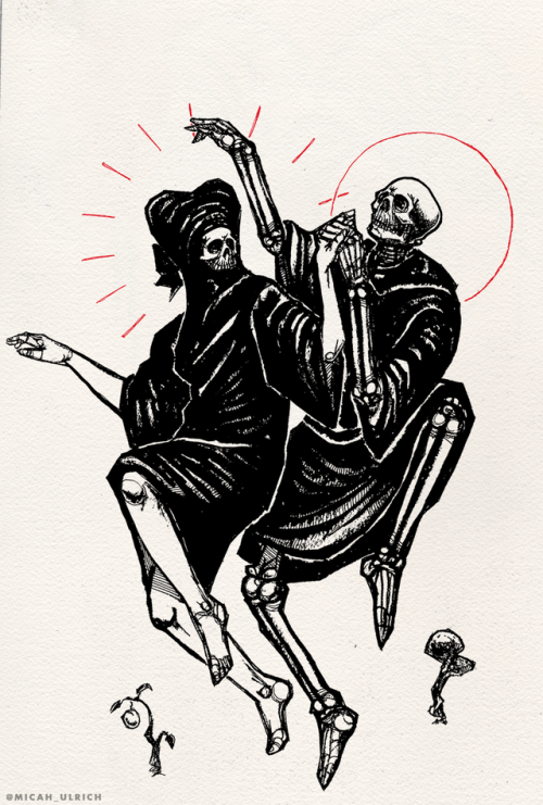 micahulrichdraws:The Danse Macabre. Like my art? Support it here!