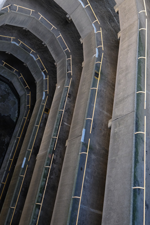 scavengedluxury: Lee Circle car park. Leicester, October 2014.