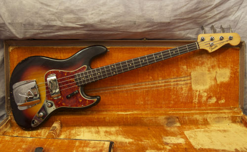 &lsquo;1960 Fender Jazz Bass with a beautiful deep Sunburst finish.&rsquo; Yours for only £17,995.00