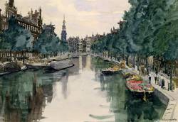 Huariqueje:   Amsterdam   -    Ostroumova-Lebedeva Anna Petrovna , 1913 Russian,
