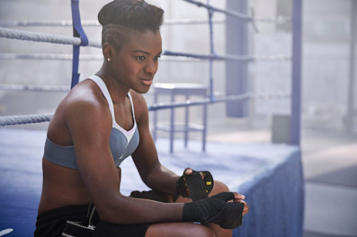 ashermajestywishes:littlereddove:blackbritishreader:In the 2012 Summer Olympics, Nicola Adams made B