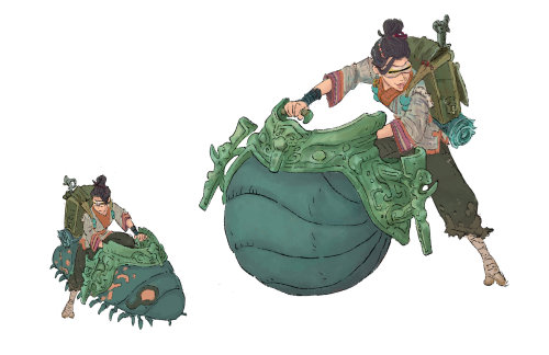 scurviesdisneyblog: Raya and the Last Dragon character designs by Scott Watanabe