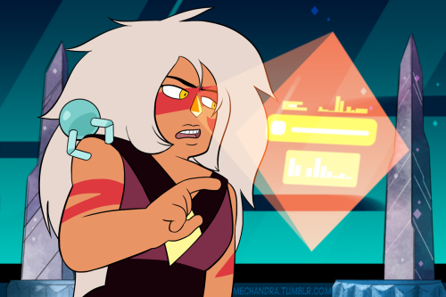 mechandra:  “Log Date: 312.. This is Jasper performing Earth Hub maintenance check.”A Commander Peridot would mean.. a Subordinate Jasper, right? Right.
