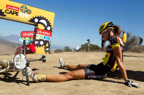 lacletaoficial: cyclingchicks: Epic Cuando lo diste todo….