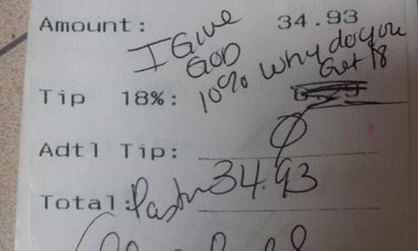 laurennmcc:  â€œIf you canâ€™t afford to tip you canâ€™t afford to