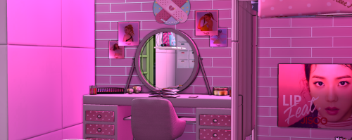 Pink Aesthetic Dorm Room - CC & Download here!