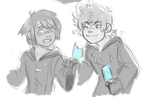 amascomet:a pair of rokushi doodles cause i have needs