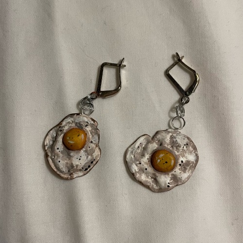 I Made Some Egg Earrings For @quezifys Eggtober