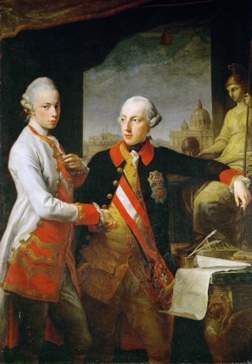 gunsandposes:Kaiser Joseph II (1741-1790) and Grand Duke Pietro Leopoldo von Toskana (1747-1792), pa