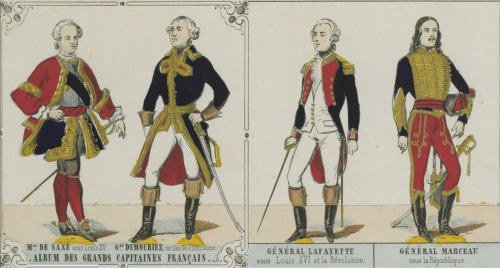 beatonna: lecomtesanstete: Gallery of great French officers (pt. 2), Imagerie Pellerin, 1860. (x) ti