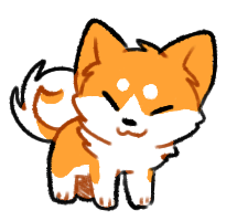 slovenskiy:  slovenskiy:  look at this small shibe i drew his name is apricot   this is apricot’s friend, croissant 
