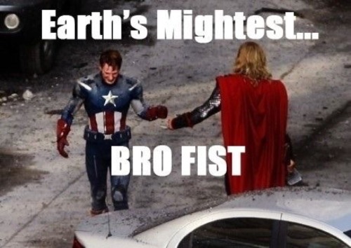 Earths mightiest bro fist