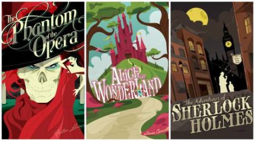 ebookfriendly:Gorgeous book covers for literary classics by Mike Mahle (pictures) http://ift.tt/1v