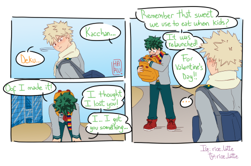 Part 2 of the BkDk valentine’s comic! PLEASE check the Bonus side story of Todoroki HERE!