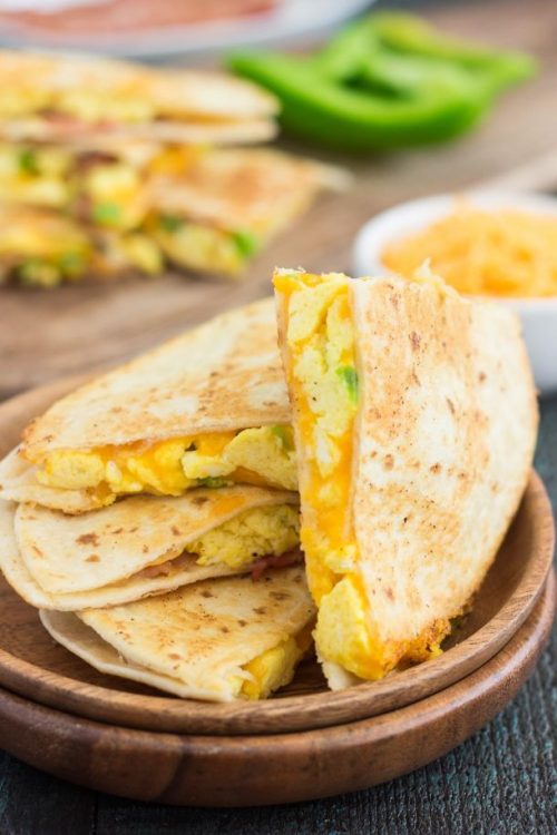 hoardingrecipes:  Breakfast Quesadillas