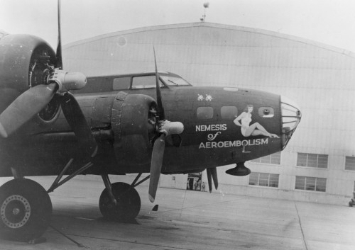 usaac-official:Nemesis of Aeroembolism at Wright Field, Ohio, 1943-1945.  It was used by the Aero Me