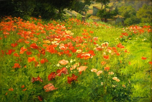 John Ottis Adams - In Poppyland. 1901. Oil on canvas.