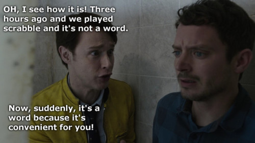 dirkgentlysincorrectquotesagency:  Todd: Don’t say a word.   Dirk: Fergalicious   Todd: I said not a word!   Dirk: OH, I see how it is! Three hours ago and we played scrabble and it’s not a word. Now, suddenly, it’s a word because it’s convenient