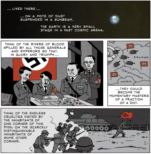 retromantique:Zen Pencils Comic: 100. CARL SAGAN: Pale blue dotWow. Glad they included the original picture that inspire