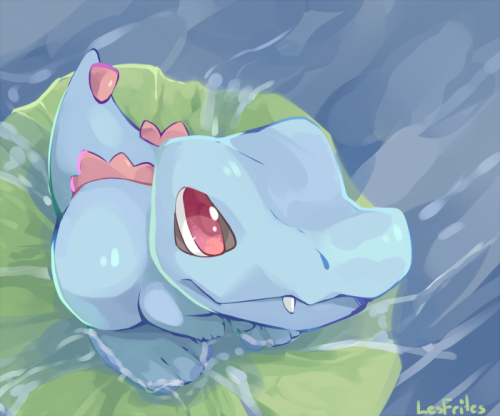 lesfrites:Day 18 favorite water type.Totodile. I’d let it bite me any day.