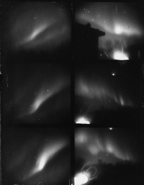 retrofutureground: Carl Størmer,  Northern Lights, 1910.