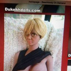 Screen shot of one of my dolls on sale @