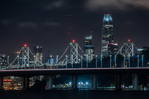 theskylinesblog: Western Approach“San francisco skyline - shot from emeryville, california&rdq