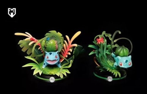 bulbasaur-propaganda:This New Ivysaur resin from MFC Studio is so beautiful!