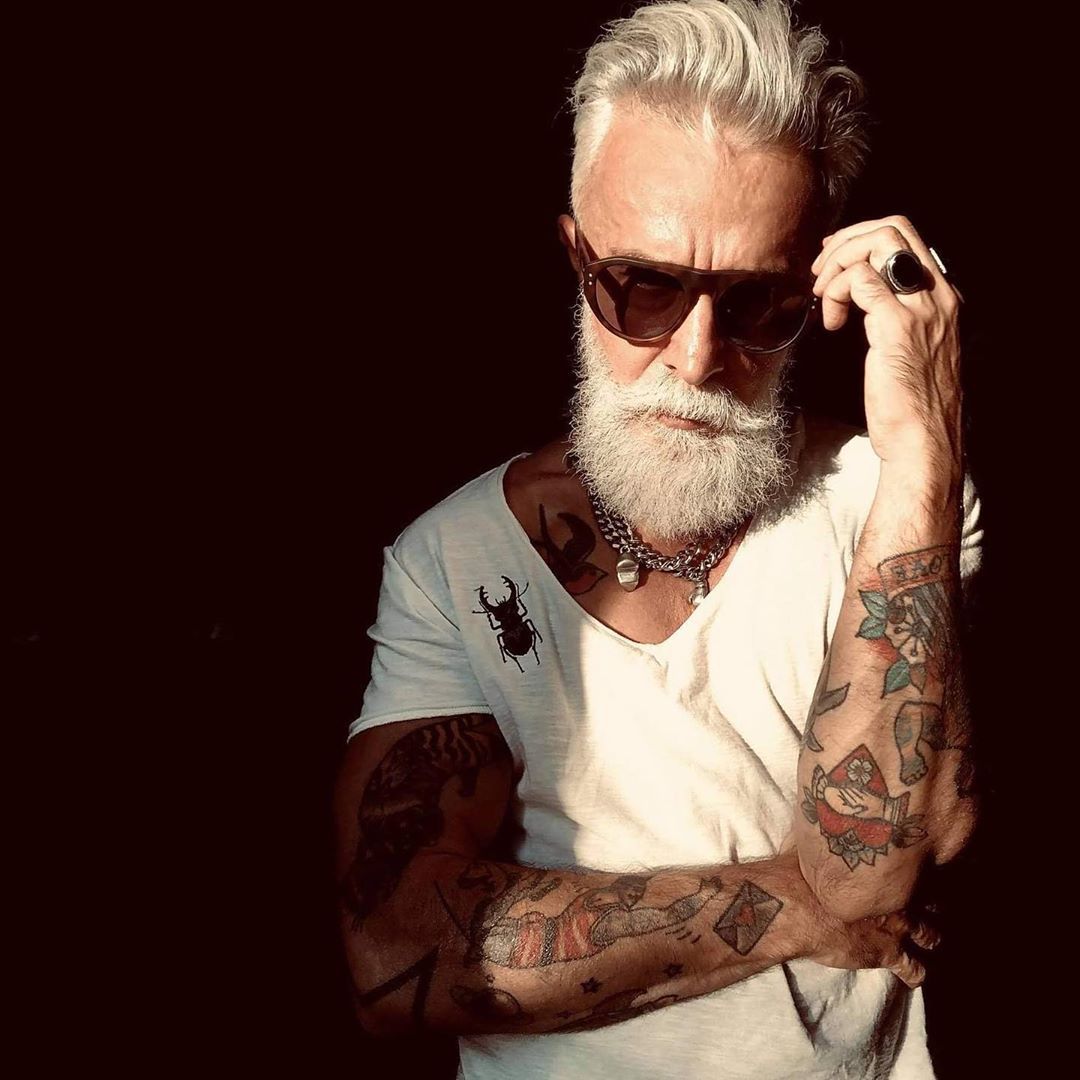 Alessandro Manfredini on Tumblr: T-Shirt Alessandromanfredini. Glasses  @olivergoldsmithsunglasses #quality #handcrafted #creativity #art #tattoo  #beard #style...