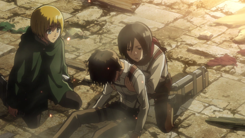 kougyokku:  anime vs. manga: changes in episode 25 scene’s with armin that pissed the hell out of me ʘ‿ʘ    