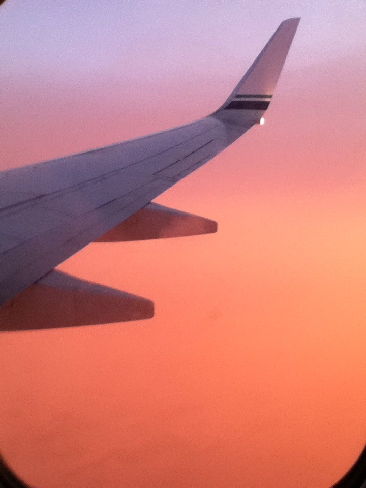 juatw:  Flying through sunsets