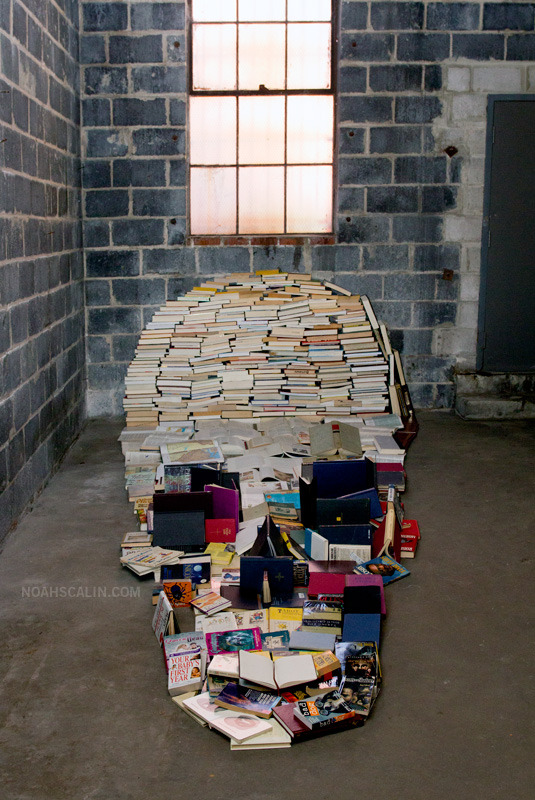 fer1972:  Dead Media 2: A Skull made with Booksby Noah Scalin 