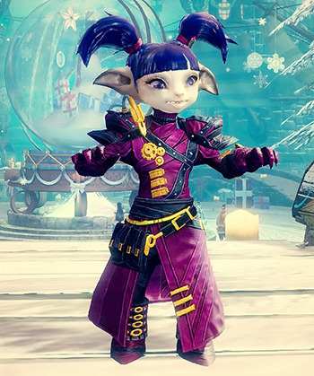 my asura thief is an adorable little shit and she knows it