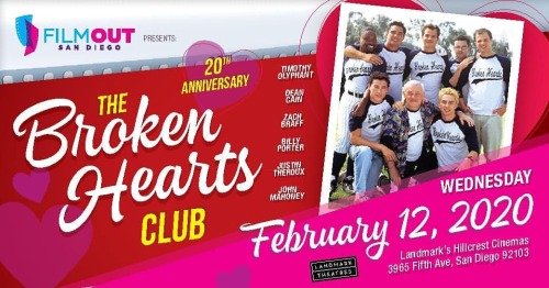 It&rsquo;s the #20thAnniversary of #TheBrokenHeartsClub I hope the have an event up here in #Los