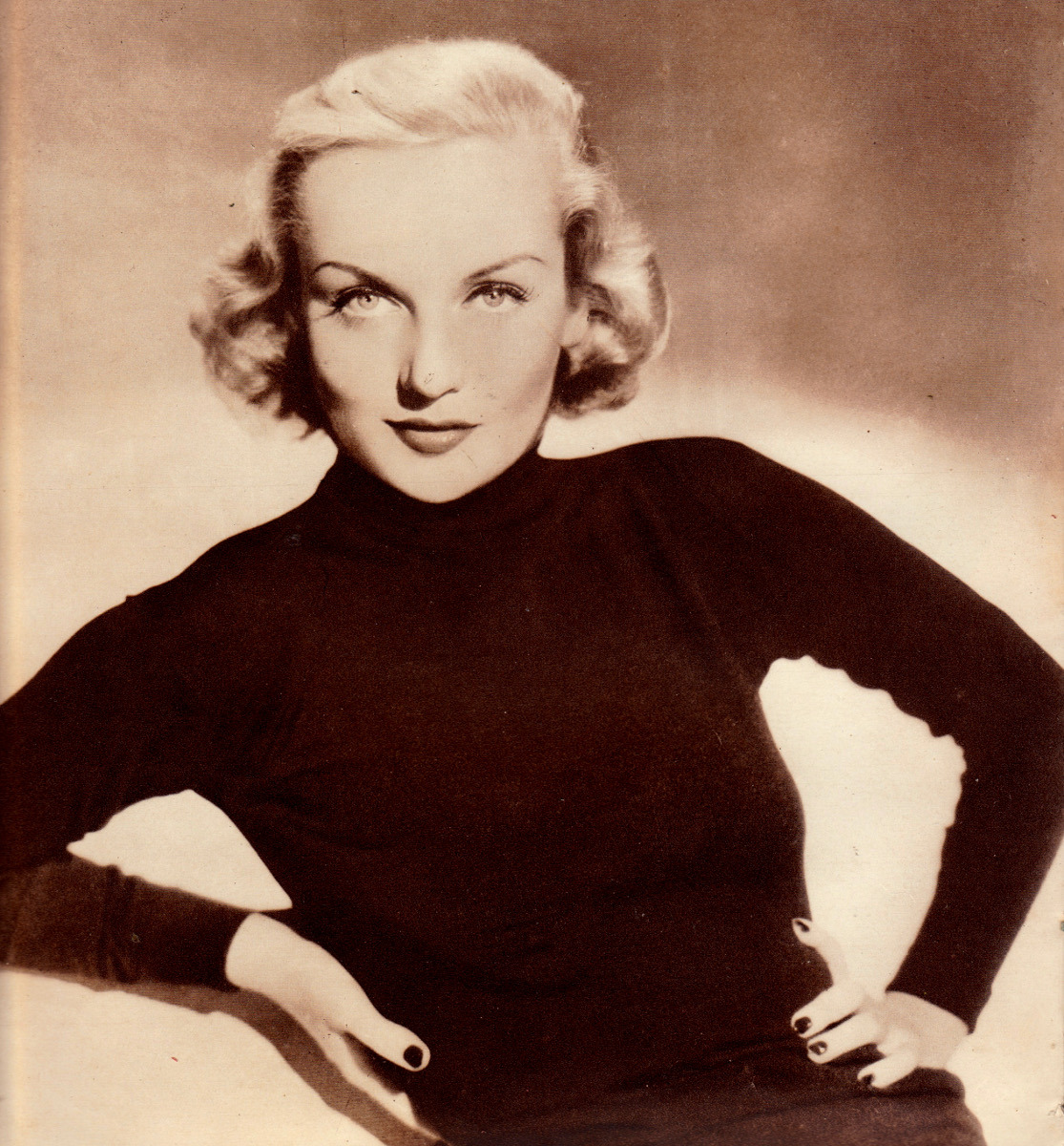 Carole Lombard, from the Daily Express Film Book, edited by Ernest Betts (Daily