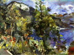 lovis-corinth:  The Jochberg and the Walchensee, Lovis Corinth