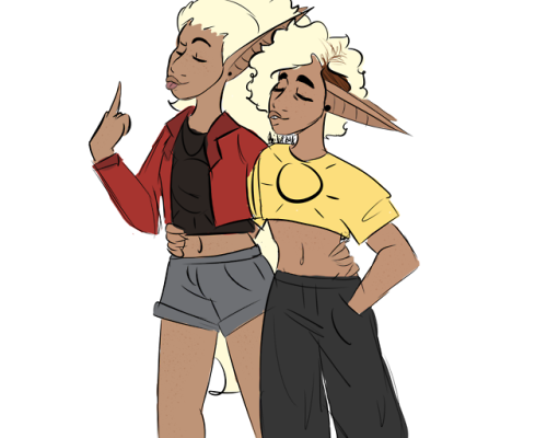 baifdvak: its 4 am and i woke up in a cold sweat just to give taako a trim [image description: 