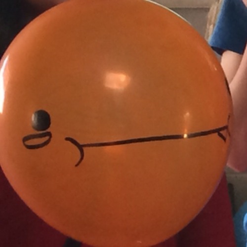 thedorito:  I’m laughing so hard the balloons in my friends house for her party set off the motion sensor alarm and the police showed up and searched the house but no one was there. we drew the dumbest faces on the balloons just imagine walking into