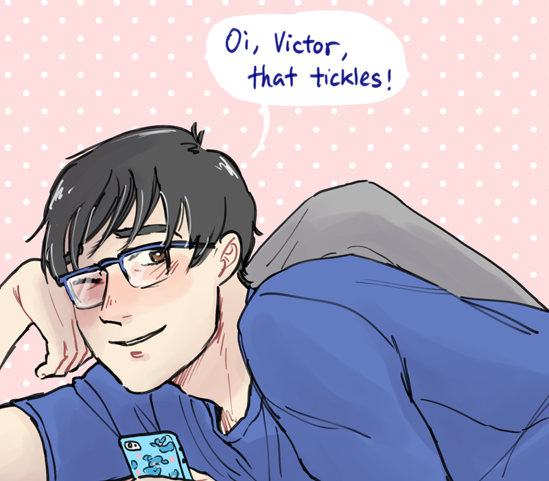 ingthing: Yuuri with stretch marks? Yuuri with stretch marks!!! A quick warmup while
