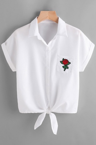 cochiala1989:Stunning Shirts for pretty girls ^*^Colorful stripe >> Chiffon capeRose tied >
