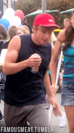 famousmeat:  Chandler Massey bulges in sweatpants