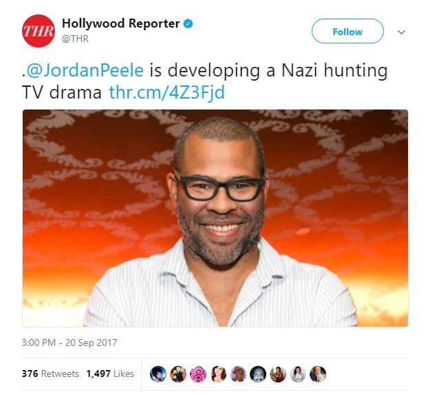 the-real-eye-to-see:   Get Out director Jordan Peele is producing new Nazi-hunting