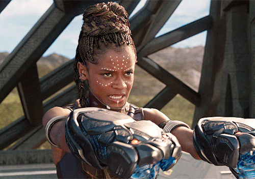 halle-berry:   This corset is really uncomfortable, so could we all just wrap it up and go home? Letitia Wright as Shuri in Black Panther (2018) dir. Ryan Coogler 