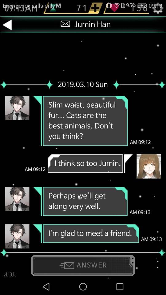 Jumin Is My Kind Of Person. Fangirling About Cats 