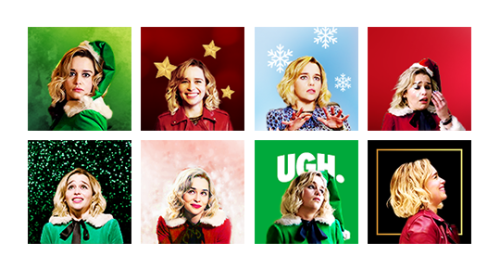 dracarysqueen: 110 Last Christmas icons on my icons page! Featuring Emilia Clarke as Kate, just in t